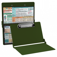 WhiteCoat Clipboard® - Army Green Dietitian Edition